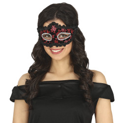 Melni sarkanā maska